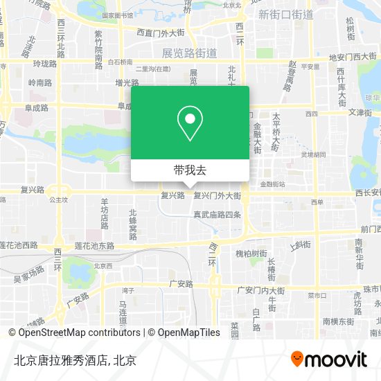 北京唐拉雅秀酒店地图