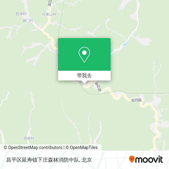 昌平区延寿镇下庄森林消防中队地图