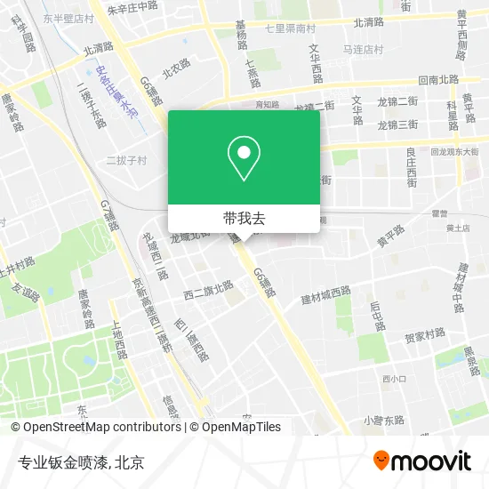 专业钣金喷漆地图