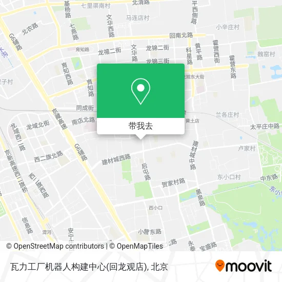 瓦力工厂机器人构建中心(回龙观店)地图