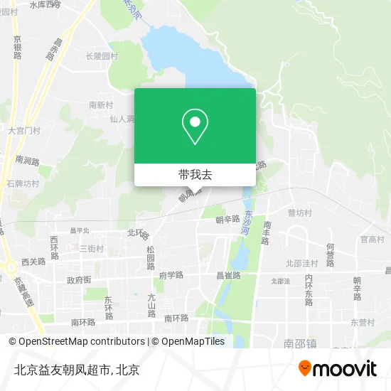北京益友朝凤超市地图