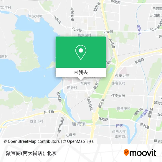 聚宝阁(南大街店)地图