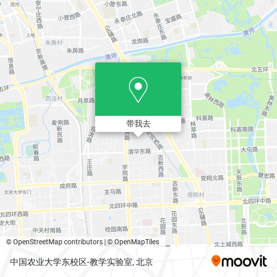 中国农业大学东校区-教学实验室地图