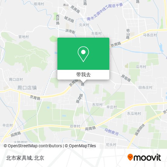 北市家具城地图
