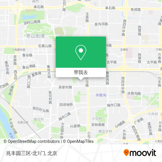 兆丰园三区-北1门地图