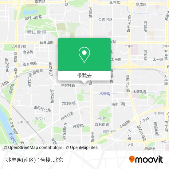兆丰园(南区)-1号楼地图