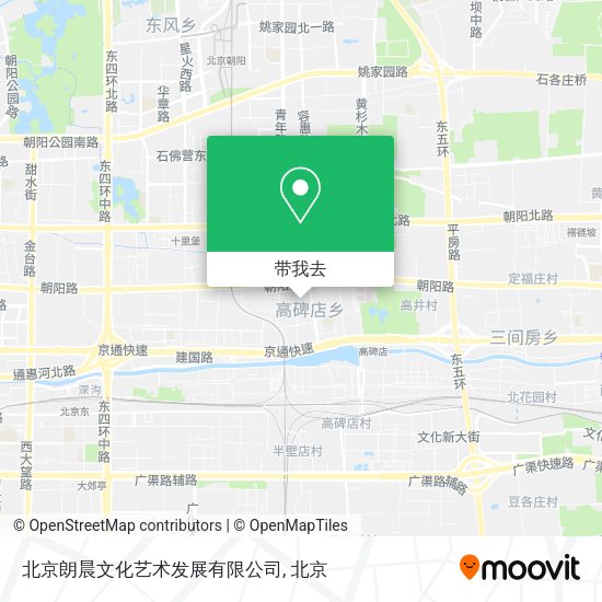 北京朗晨文化艺术发展有限公司地图