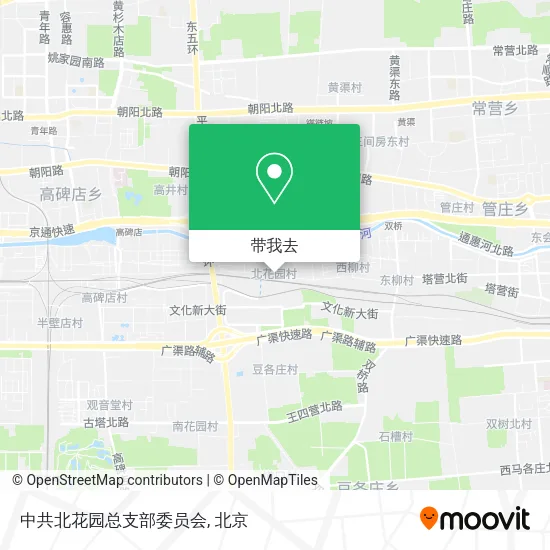 中共北花园总支部委员会地图