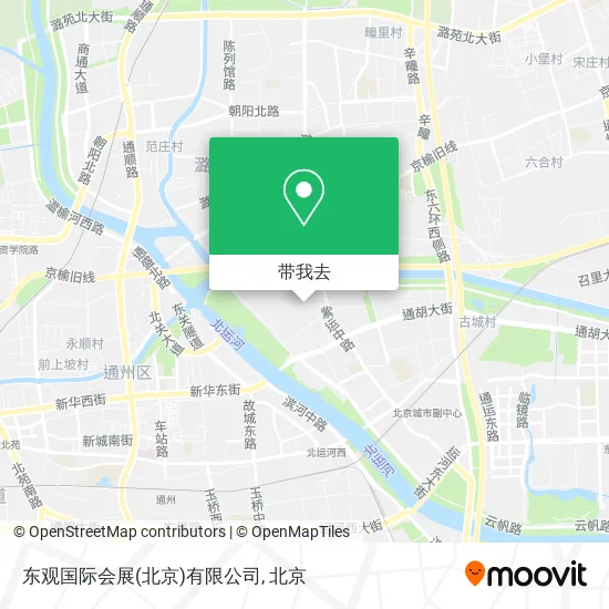 东观国际会展(北京)有限公司地图