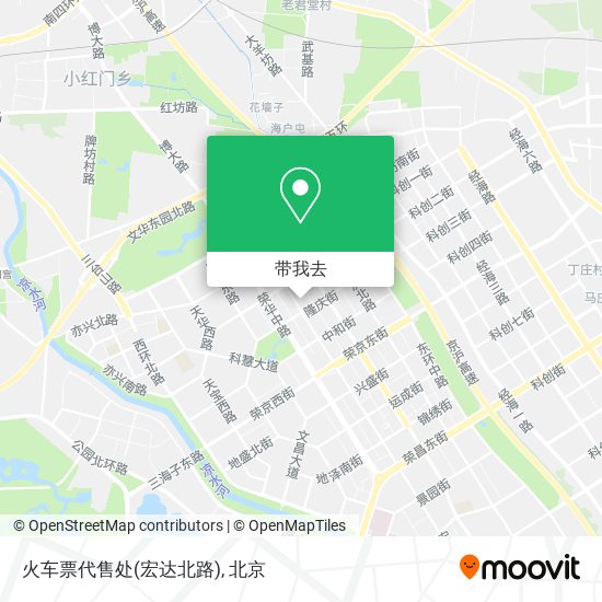 火车票代售处(宏达北路)地图