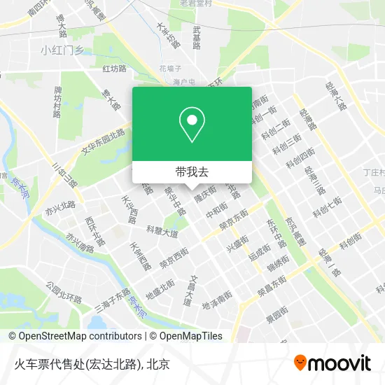 火车票代售处(宏达北路)地图