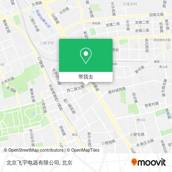 北京飞宇电器有限公司地图