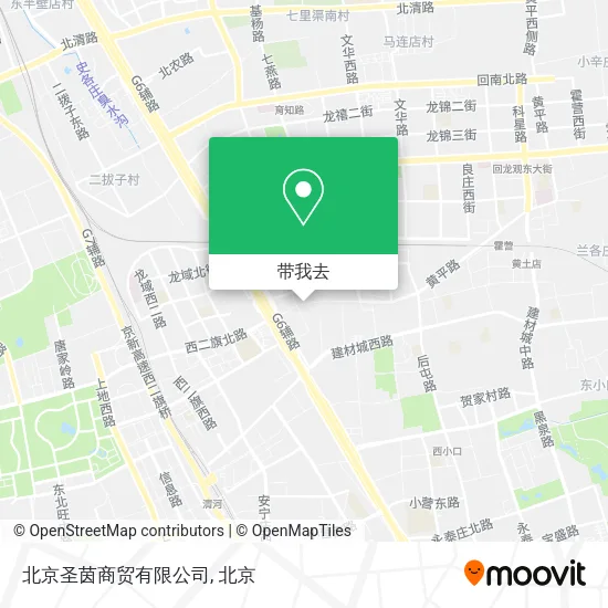 北京圣茵商贸有限公司地图