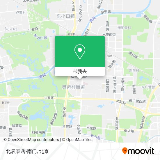 北辰泰岳-南门地图