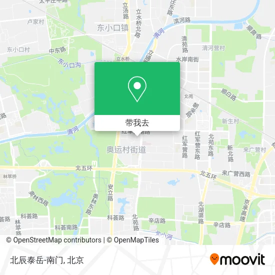 北辰泰岳-南门地图