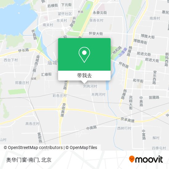 奥华门窗-南门地图