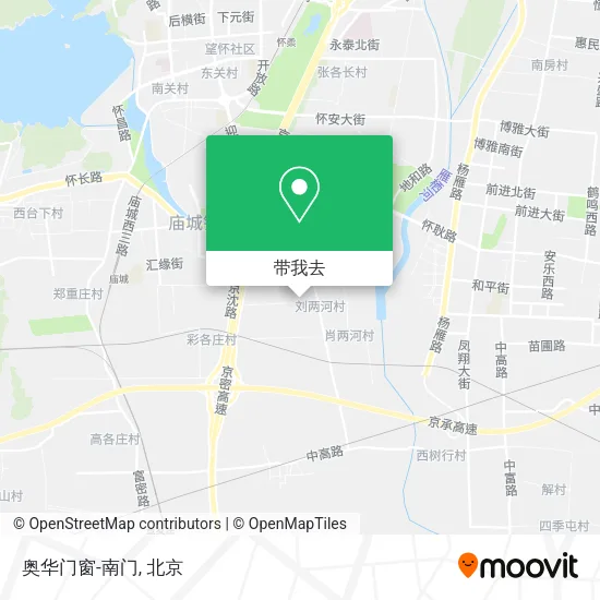 奥华门窗-南门地图