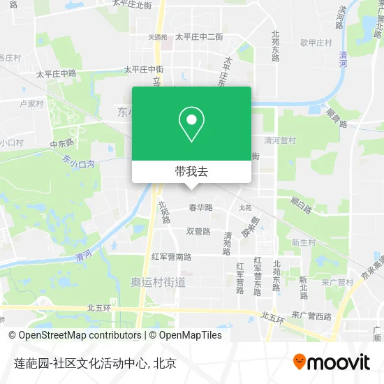 莲葩园-社区文化活动中心地图