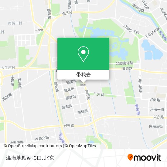 瀛海地铁站-C口地图