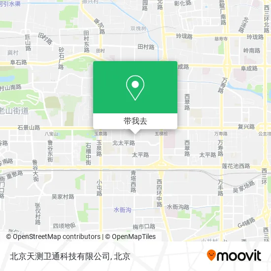 北京天测卫通科技有限公司地图