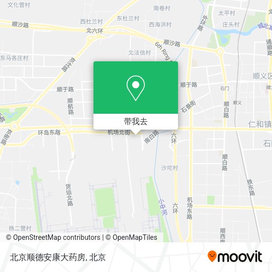 北京顺德安康大药房地图