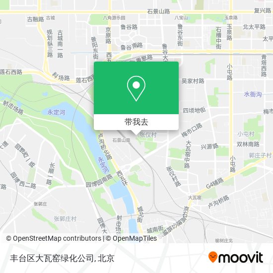 丰台区大瓦窑绿化公司地图