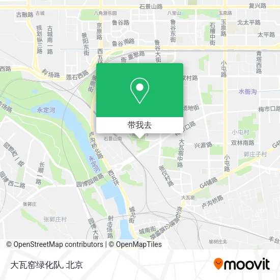 大瓦窑绿化队地图