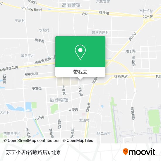 苏宁小店(裕曦路店)地图