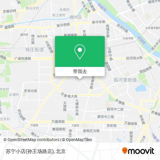 苏宁小店(孙王场路店)地图