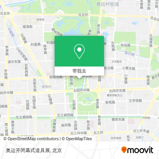 奥运开闭幕式道具展地图