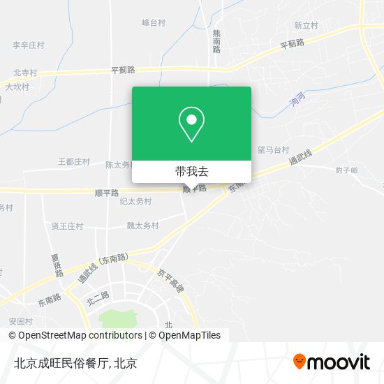 北京成旺民俗餐厅地图