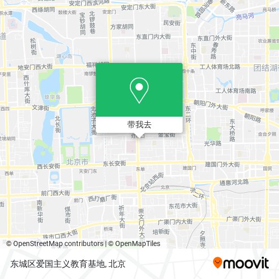 东城区爱国主义教育基地地图
