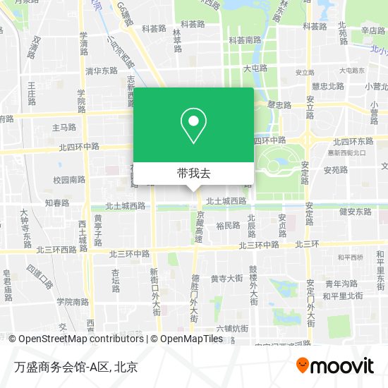 万盛商务会馆-A区地图
