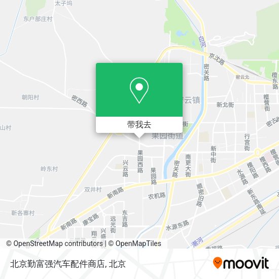 北京勤富强汽车配件商店地图
