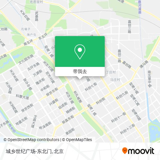 城乡世纪广场-东北门地图