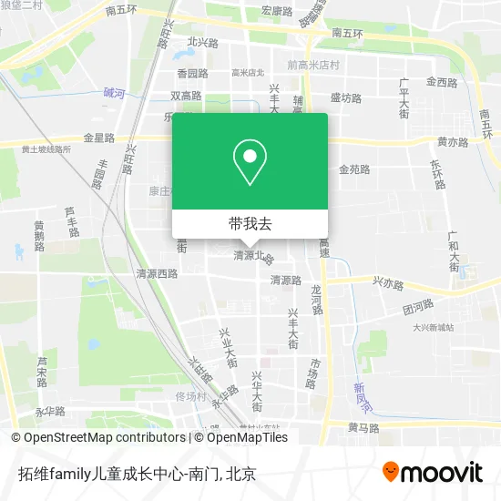 拓维family儿童成长中心-南门地图