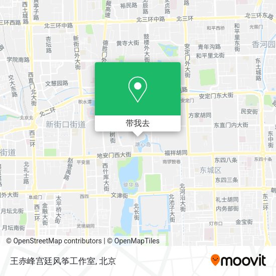 王赤峰宫廷风筝工作室地图