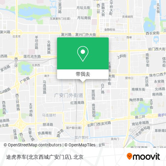 途虎养车(北京西城广安门店)地图