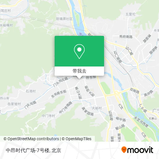 中昂时代广场-7号楼地图