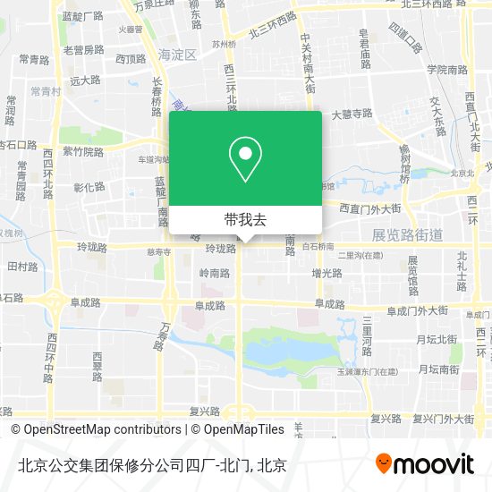 北京公交集团保修分公司四厂-北门地图