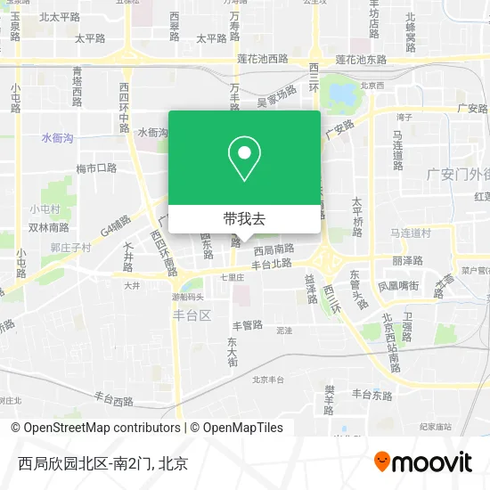西局欣园北区-南2门地图