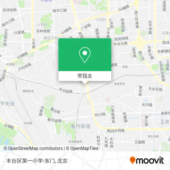 丰台区第一小学-东门地图