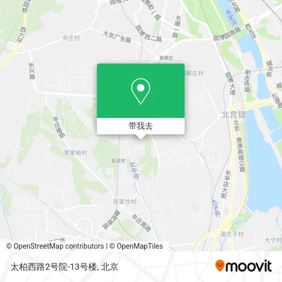 太柏西路2号院-13号楼地图