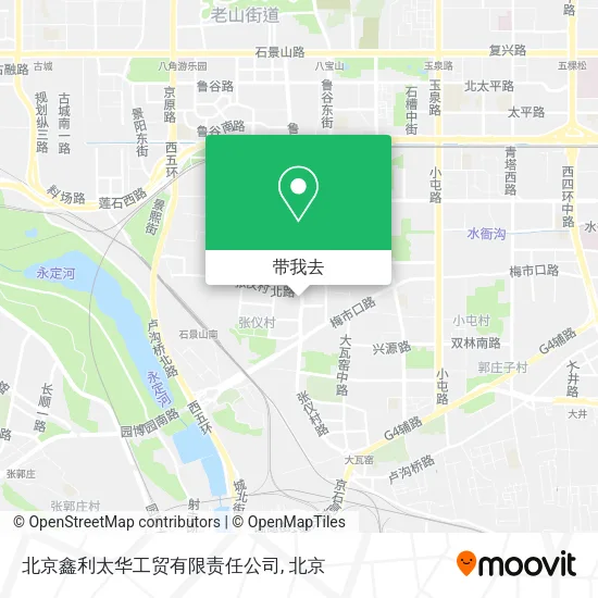 北京鑫利太华工贸有限责任公司地图