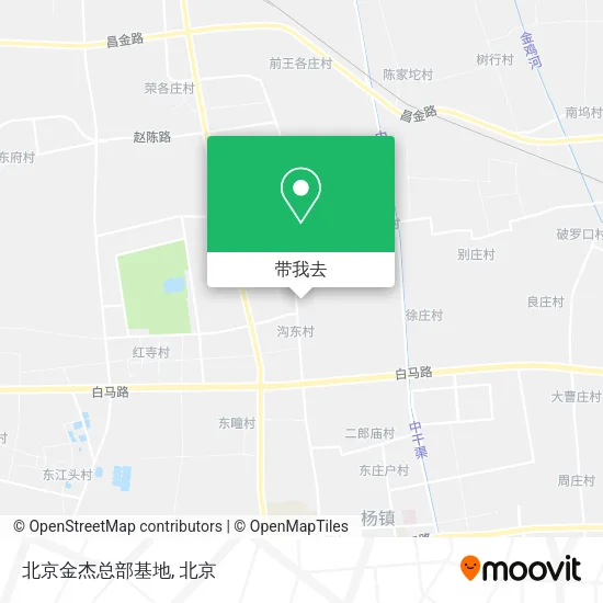 北京金杰总部基地地图