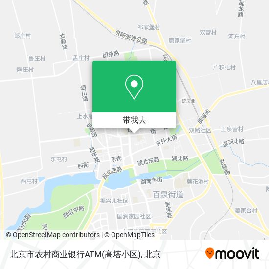 北京市农村商业银行ATM(高塔小区)地图
