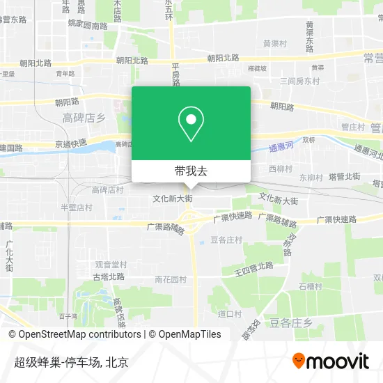 超级蜂巢-停车场地图