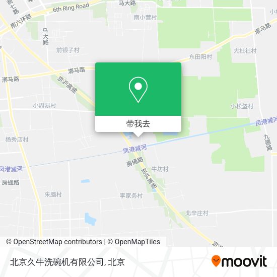 北京久牛洗碗机有限公司地图