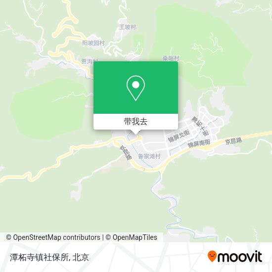 潭柘寺镇社保所地图