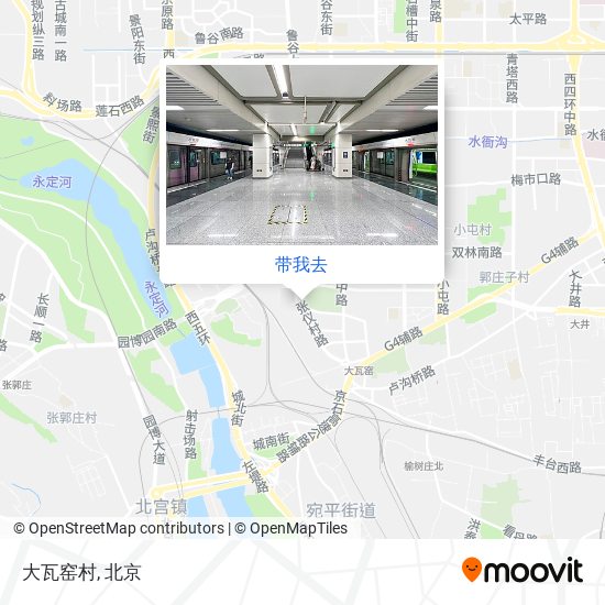 大瓦窑村地图